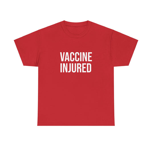 Vaccine Injured Unisex Heavy Cotton Tee