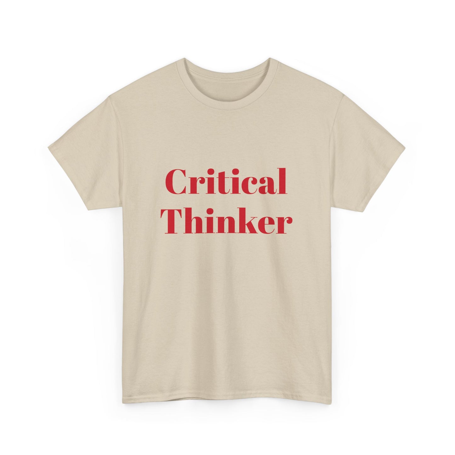 Critical Thinker - Unisex Heavy Cotton Tee