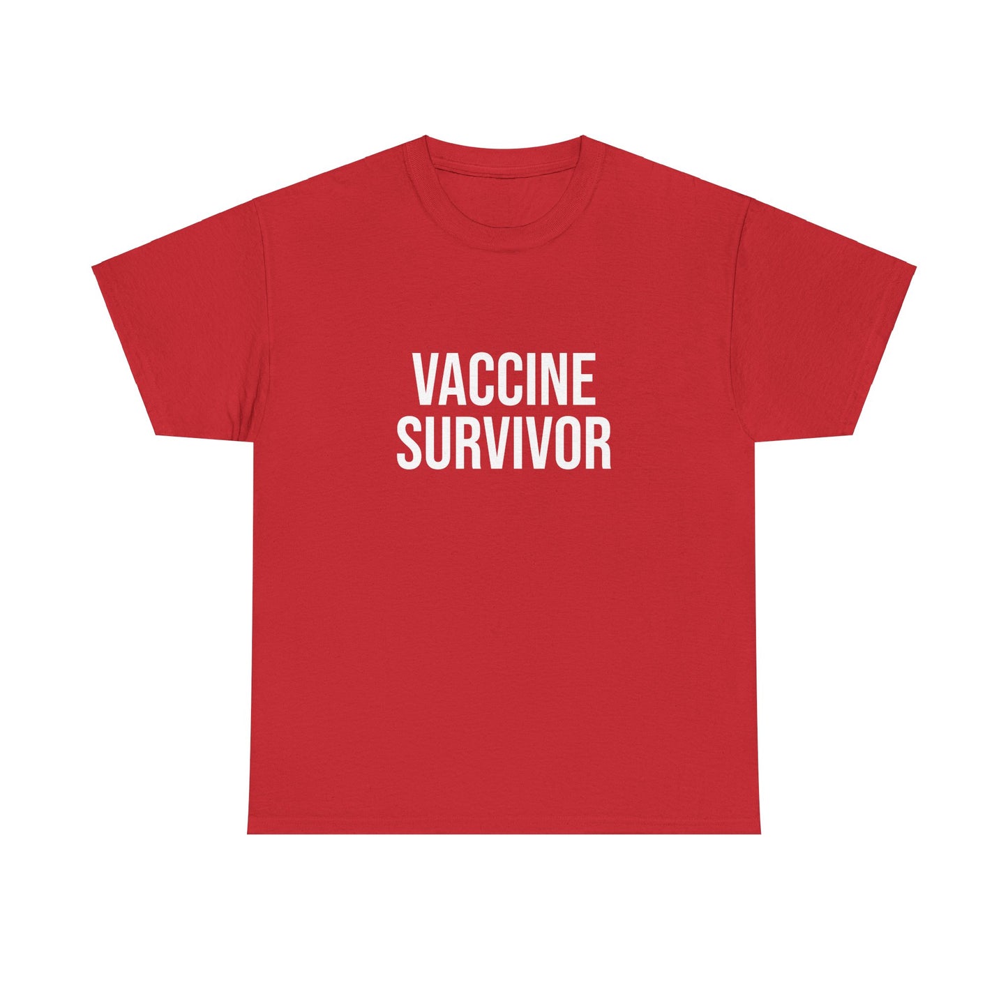 Vaccine Survivor Unisex Heavy Cotton Tee