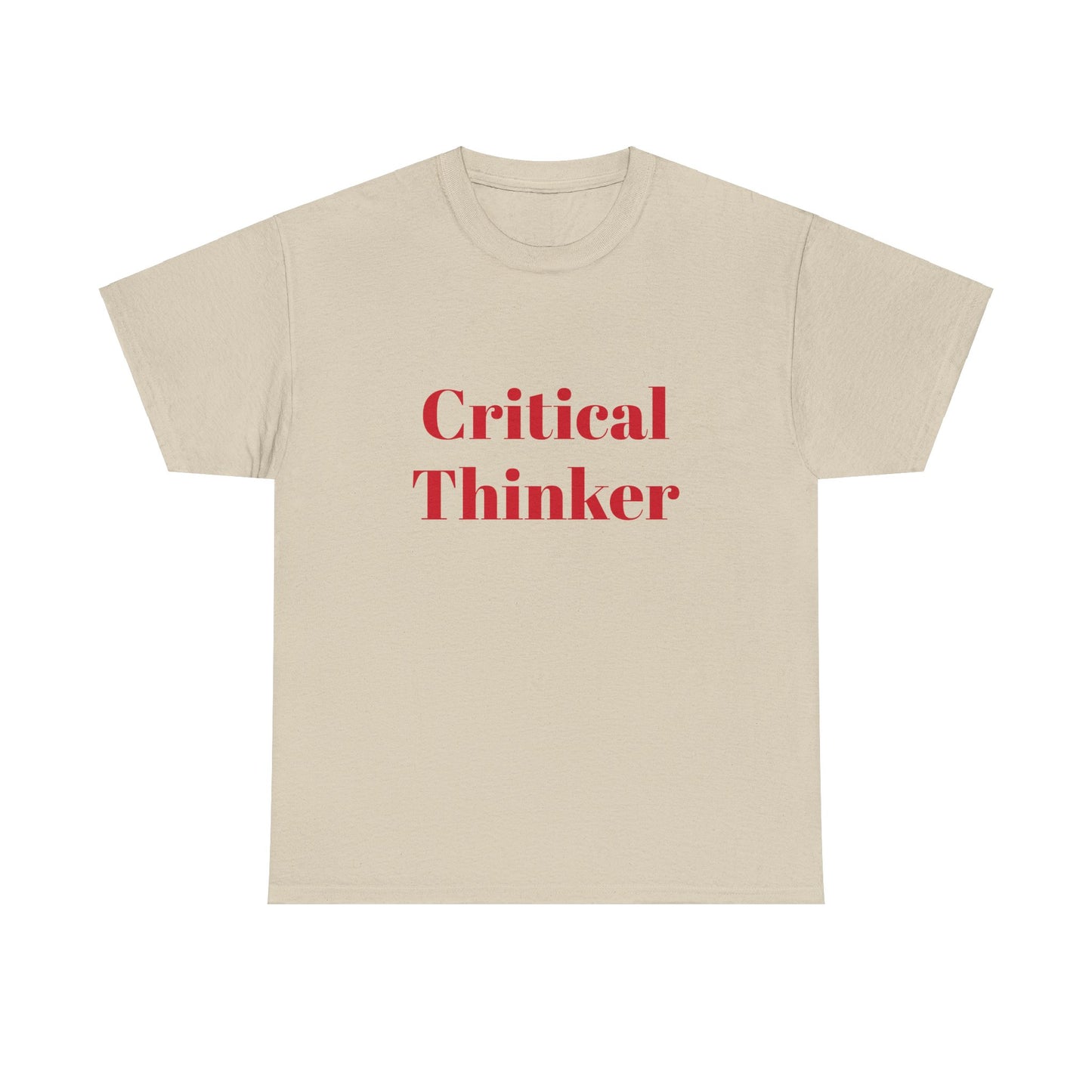 Critical Thinker - Unisex Heavy Cotton Tee