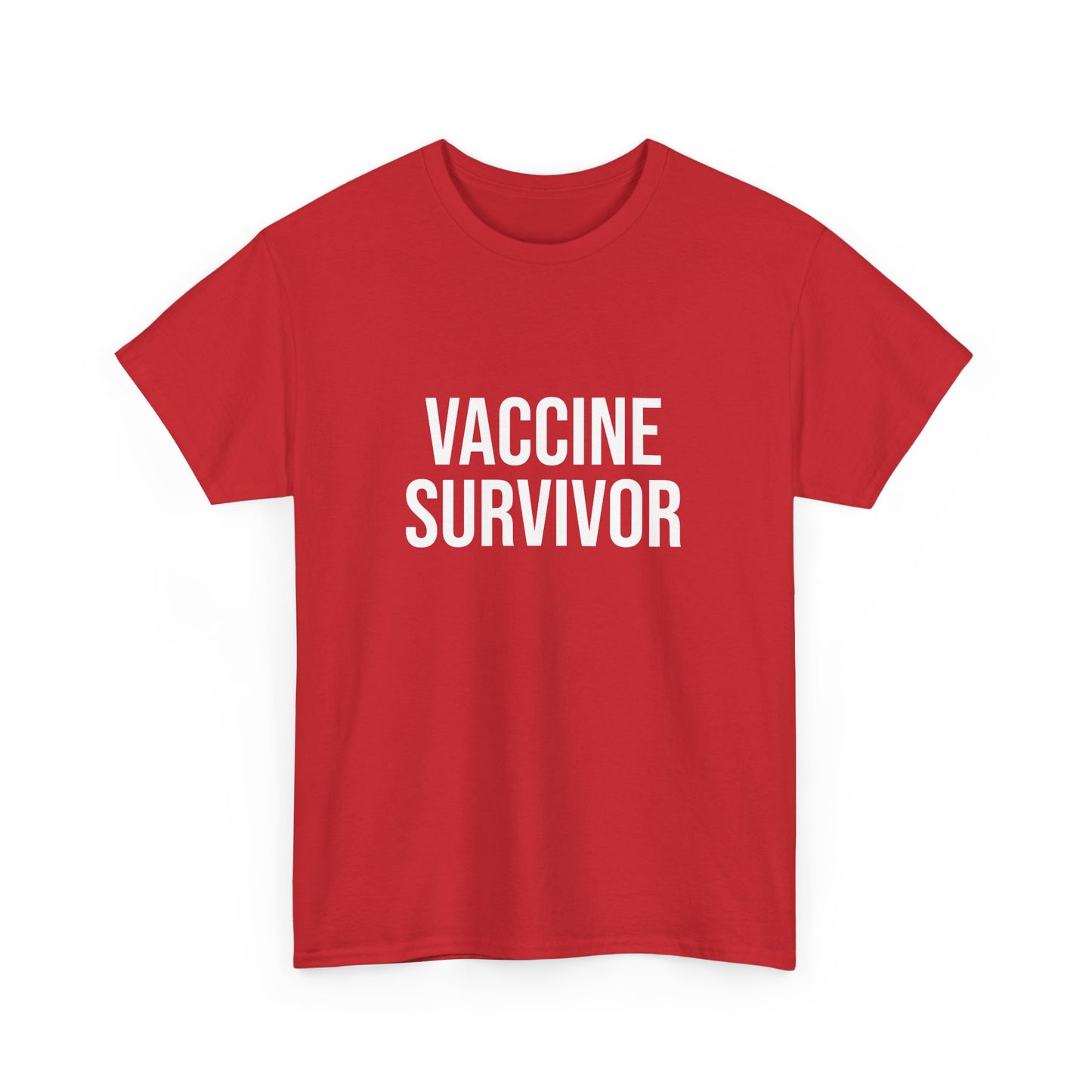 Vaccine Survivor Unisex Heavy Cotton Tee