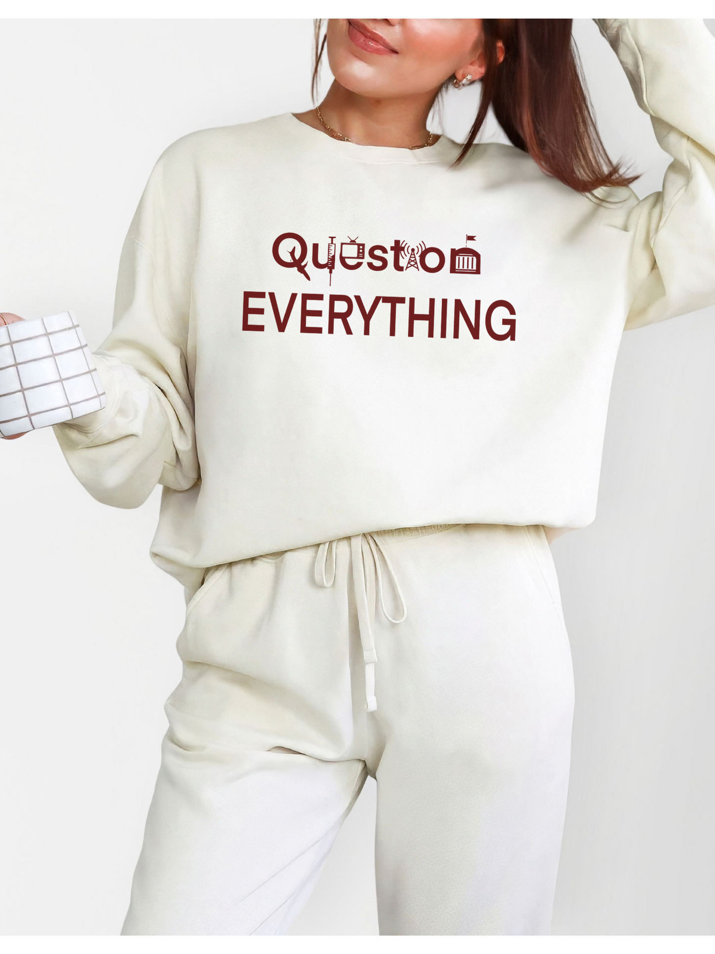 Question Everything Crewneck Sweatshirt
